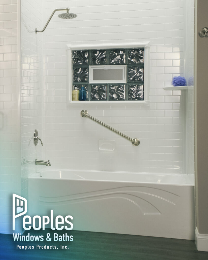 Acrylic bath shower is perfect for your home when you design your whole shower with Peoples Products in Norwalk Connecticut